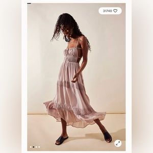 Lavender Taking Sides Maxi by Free People
